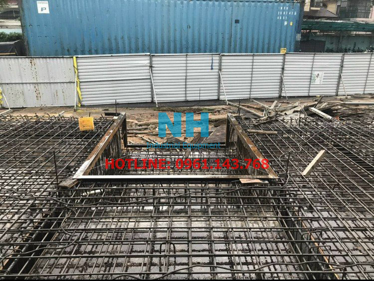 hố bê tông sàn nâng thủy lực dock levellers